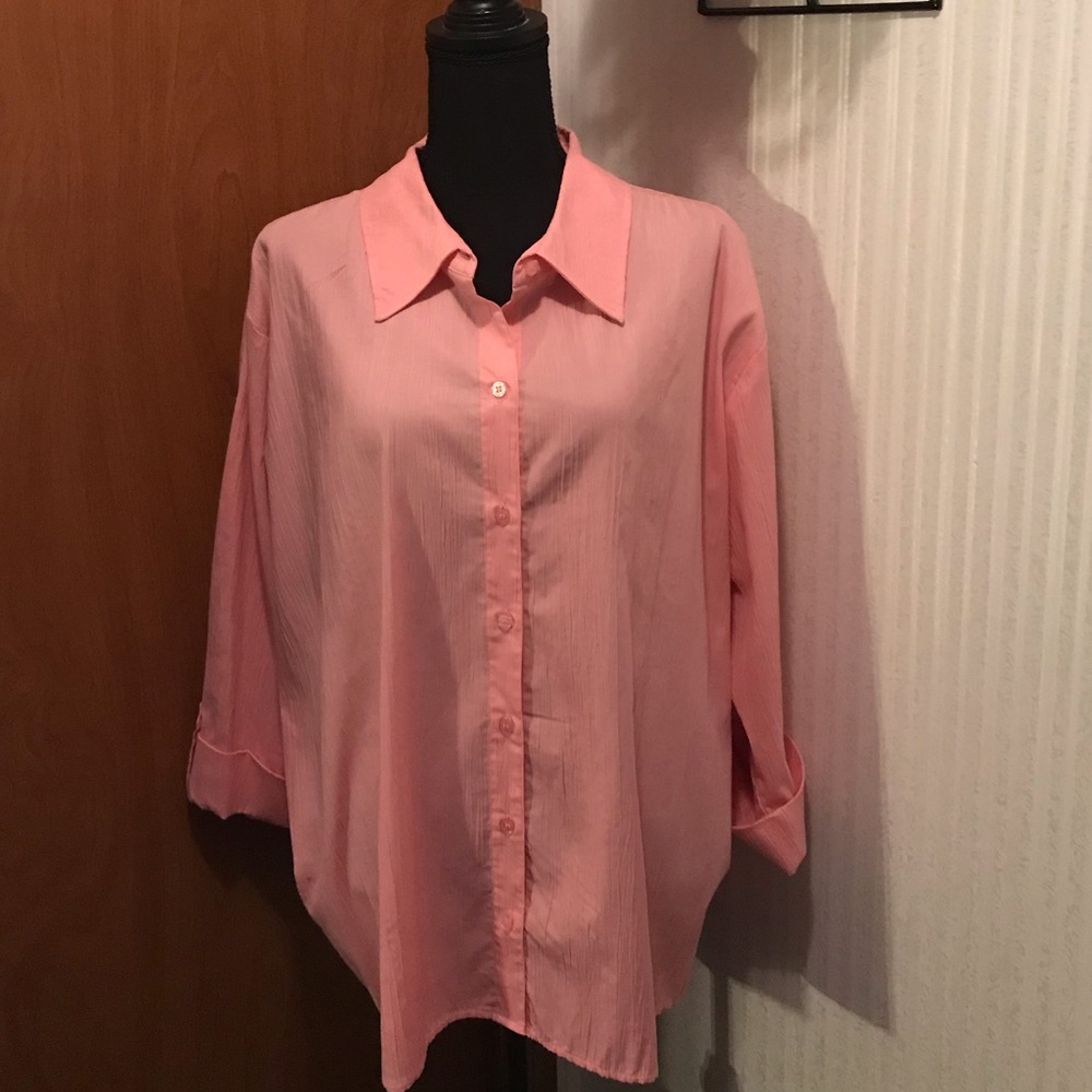 NWT Béchamel Women Pink Buttoned Blouse